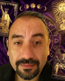 Retrato de Frank Sforza, péndulo en Astroideal