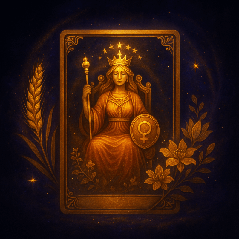 Significado de La Emperatriz en el tarot