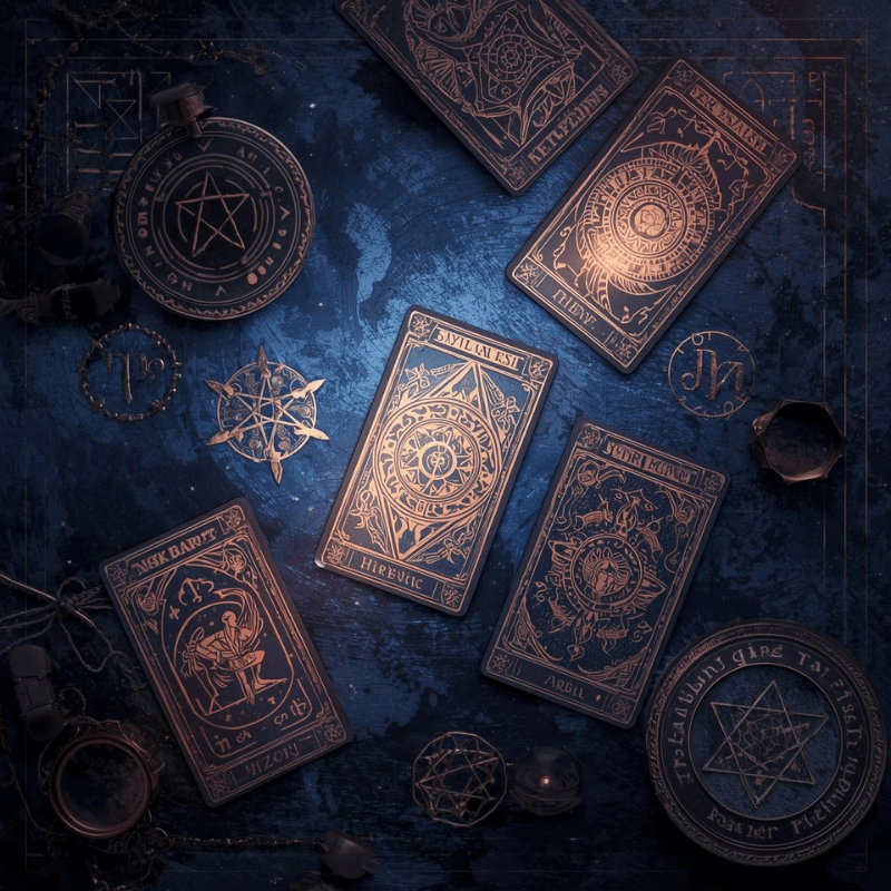 Tarot esotérico símbolos ocultos y significados