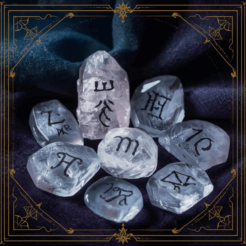Runas en obsidiana: poder protector
