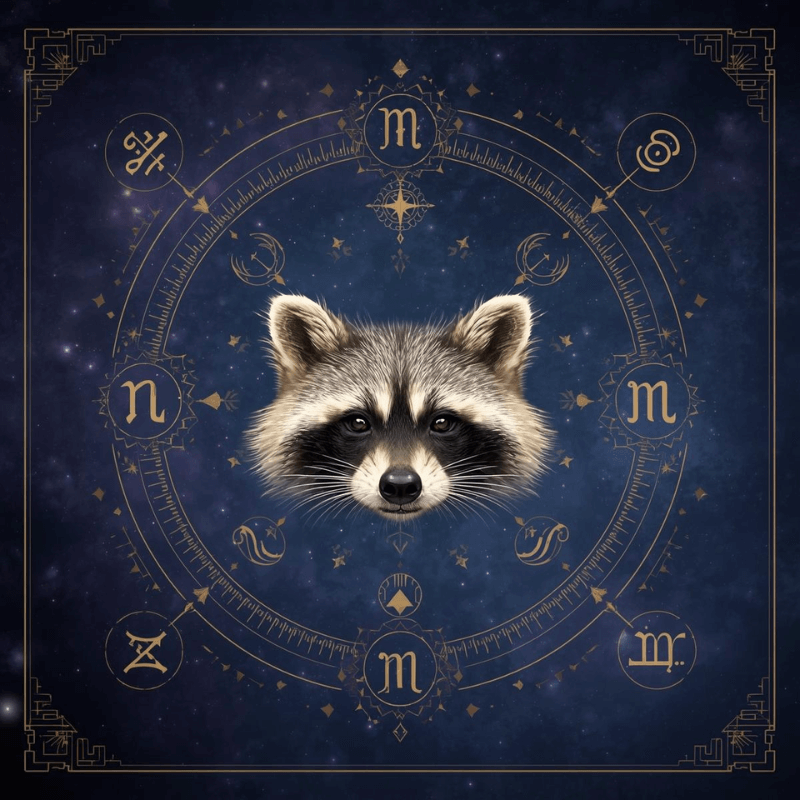 Significado espiritual de ver un mapache