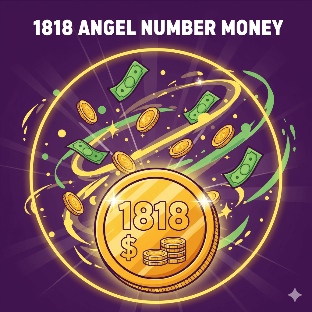 1818 angel number money