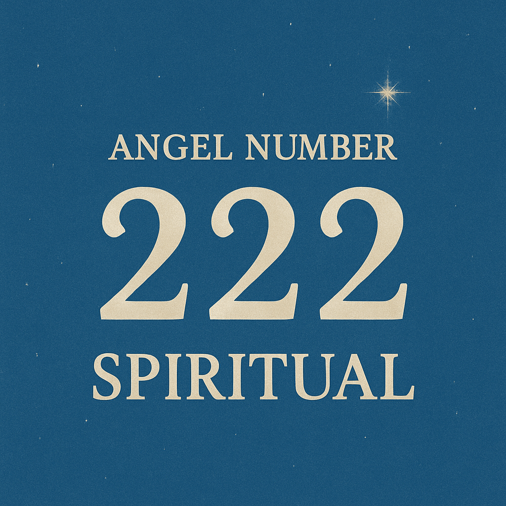 222 angel number spiritual