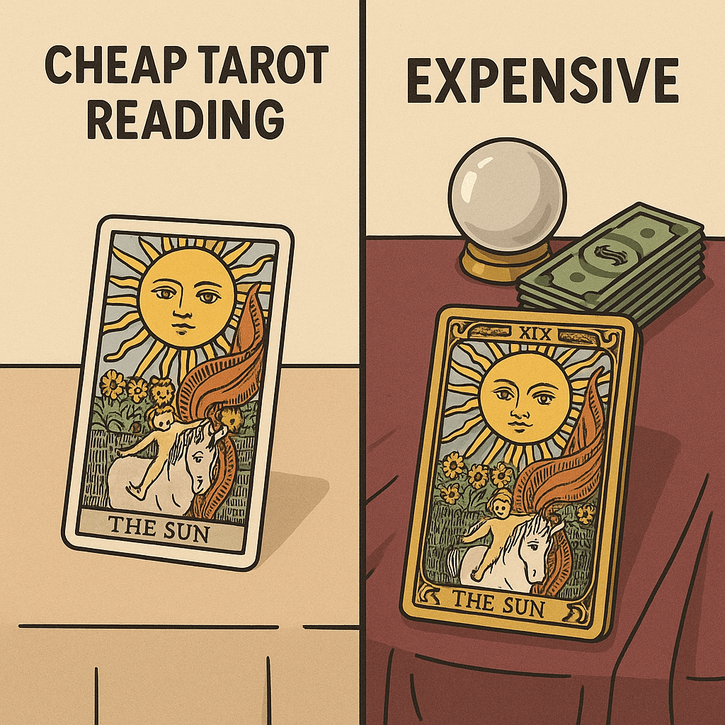 Cheap Tarot Reading vs Expensive
