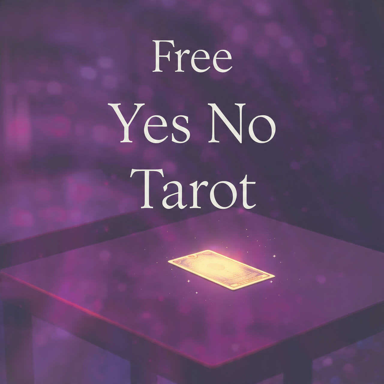 Free Yes No Tarot