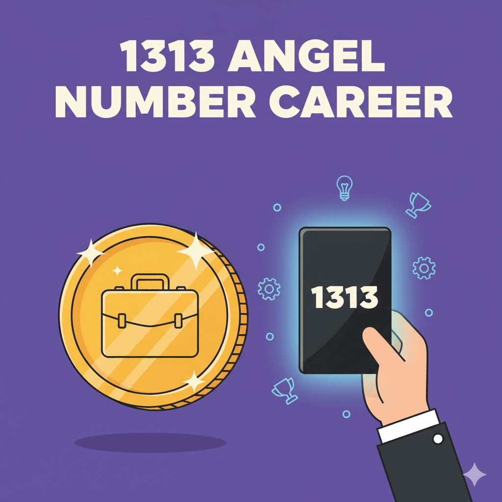 1313 angel number career