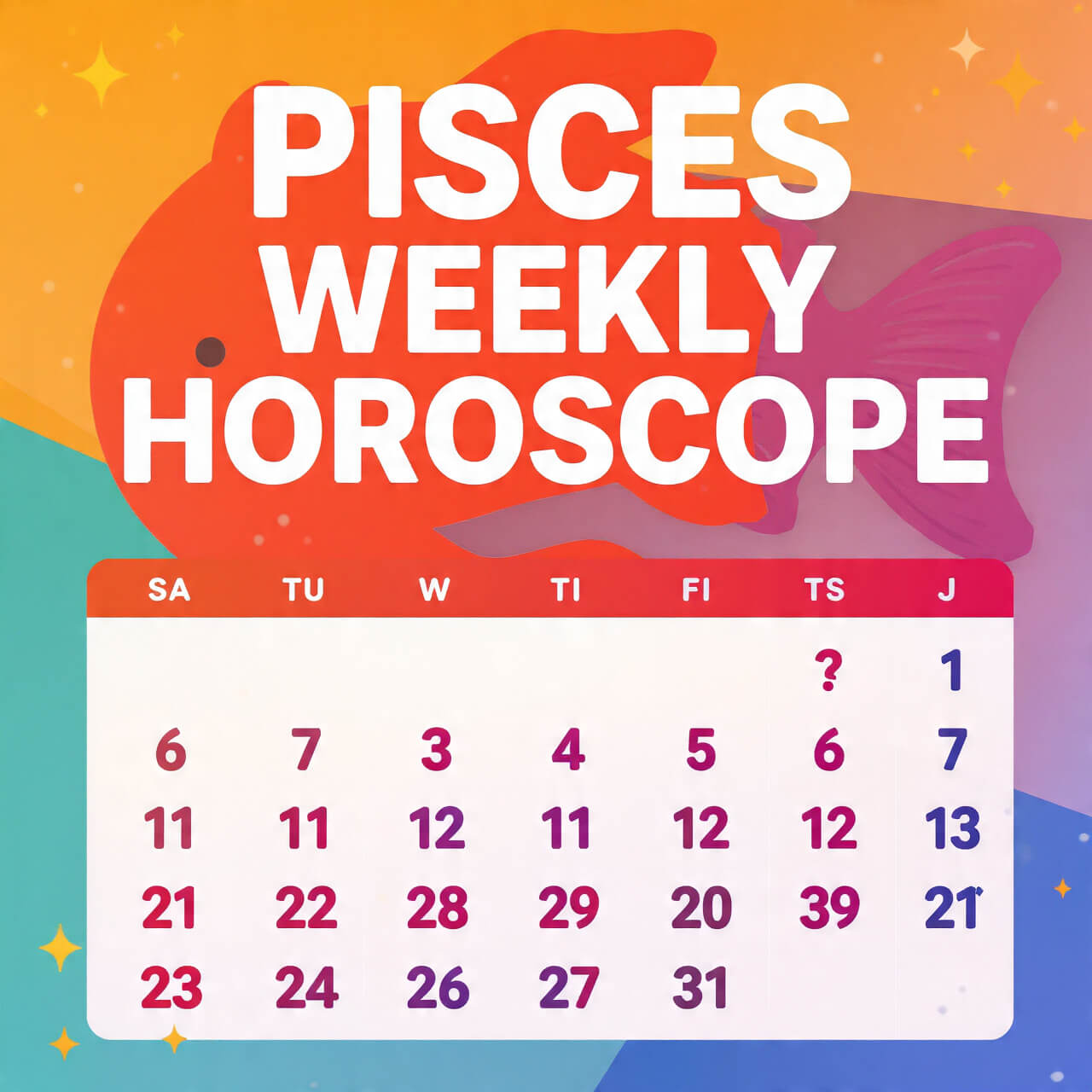 Pisces weekly horoscope