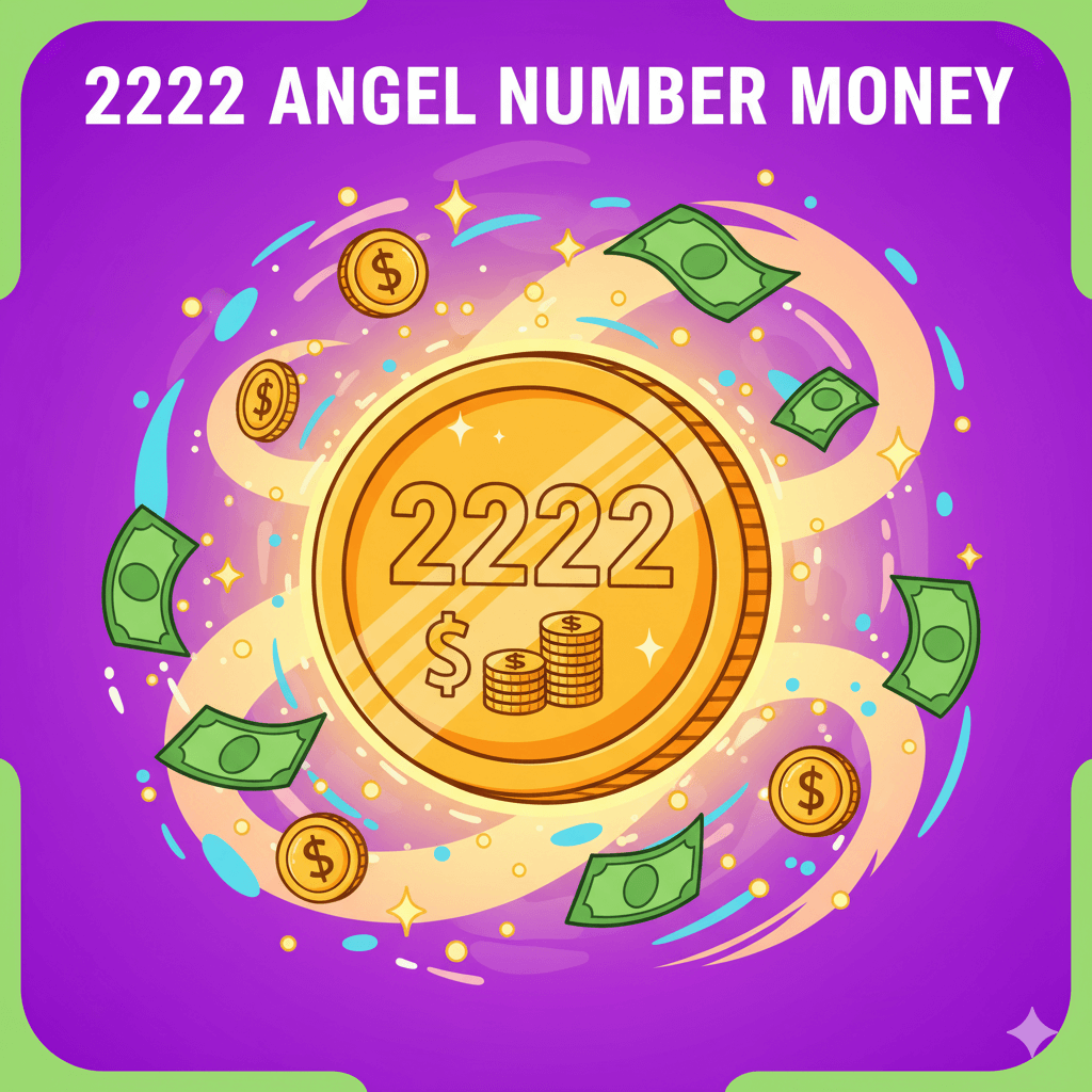 2222 angel number money