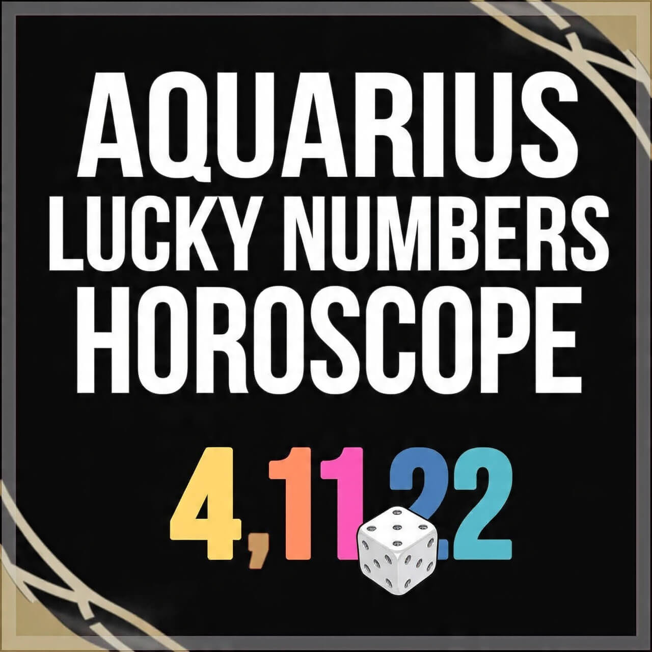 Aquarius lucky numbers horoscope