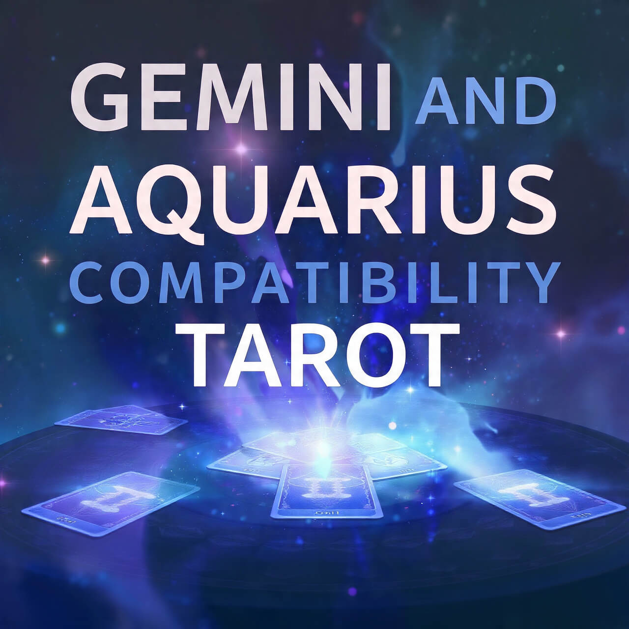 Gemini and Aquarius Compatibility Tarot