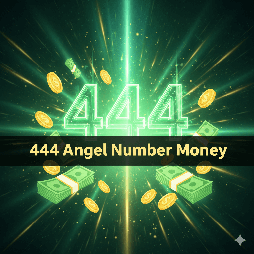 444 angel number money