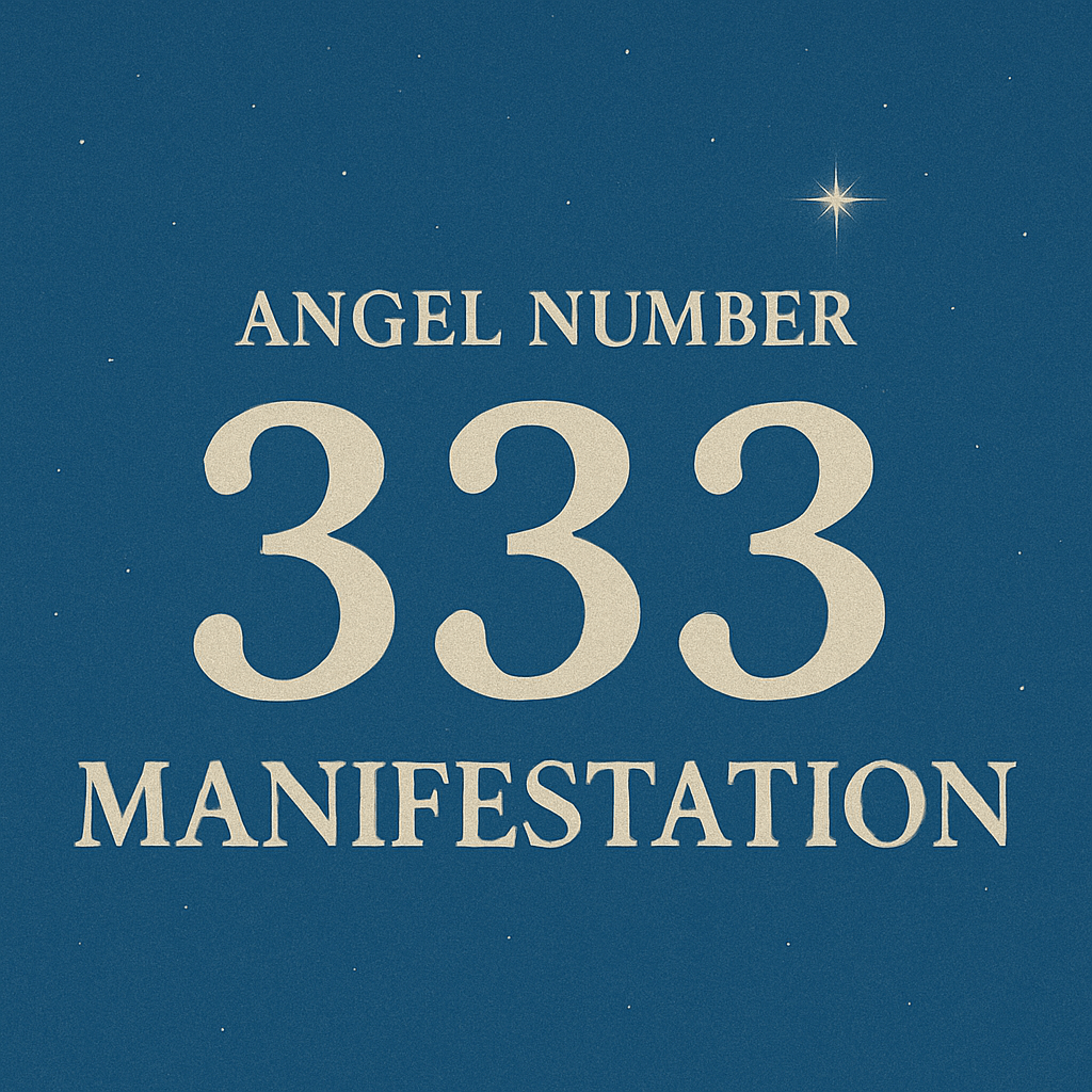 333 angel number manifestation