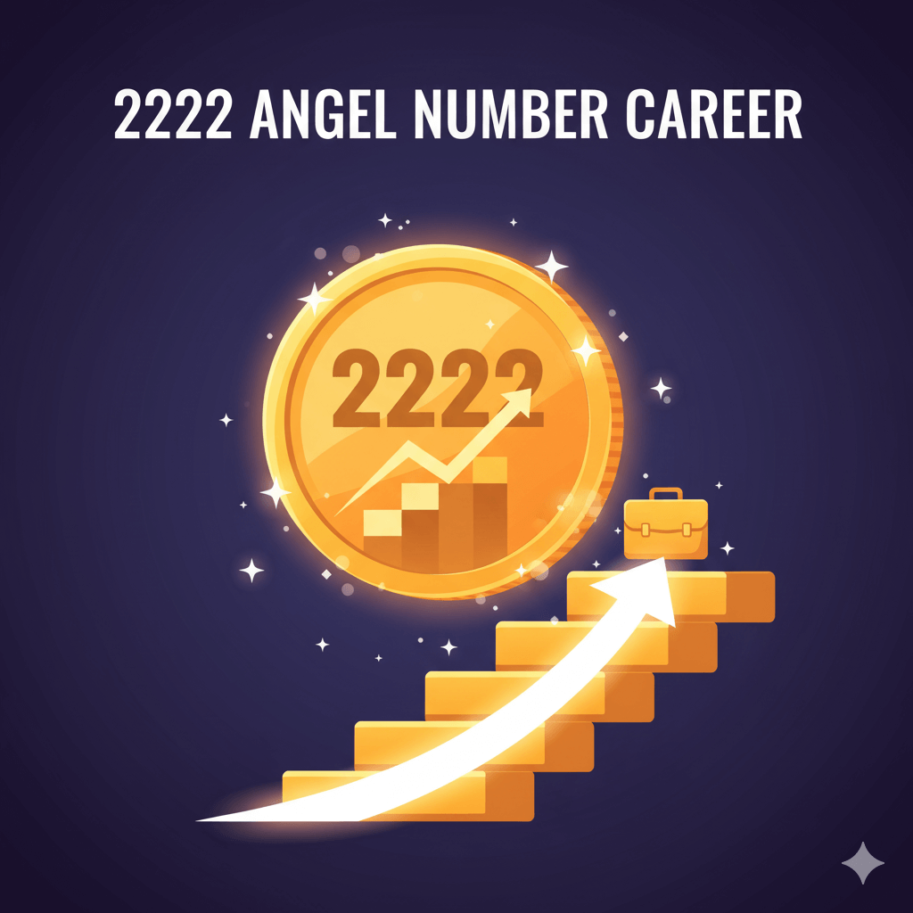 2222 angel number career