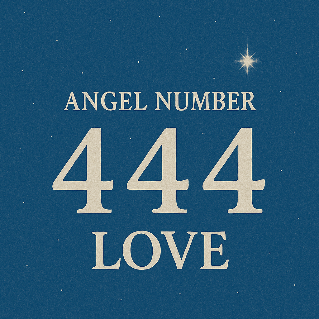 444 angel number love