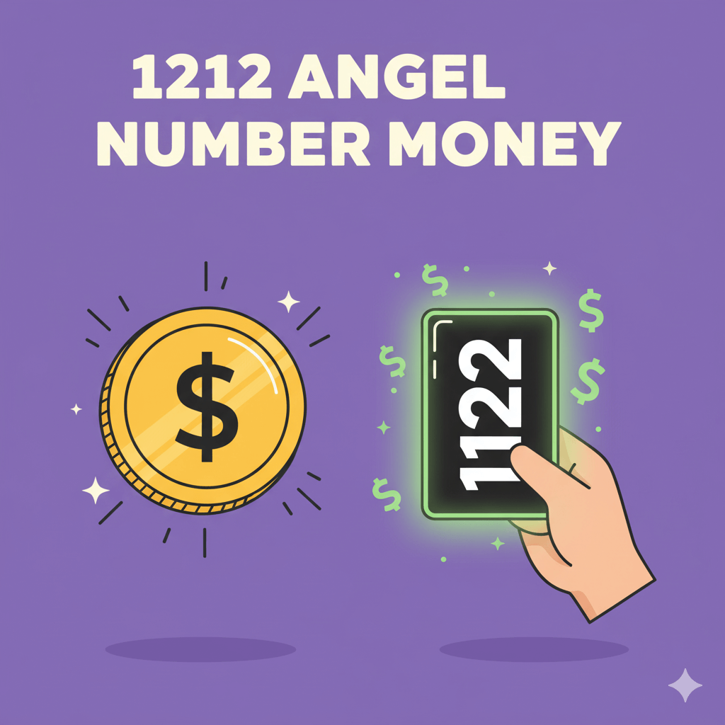 1212 angel number money