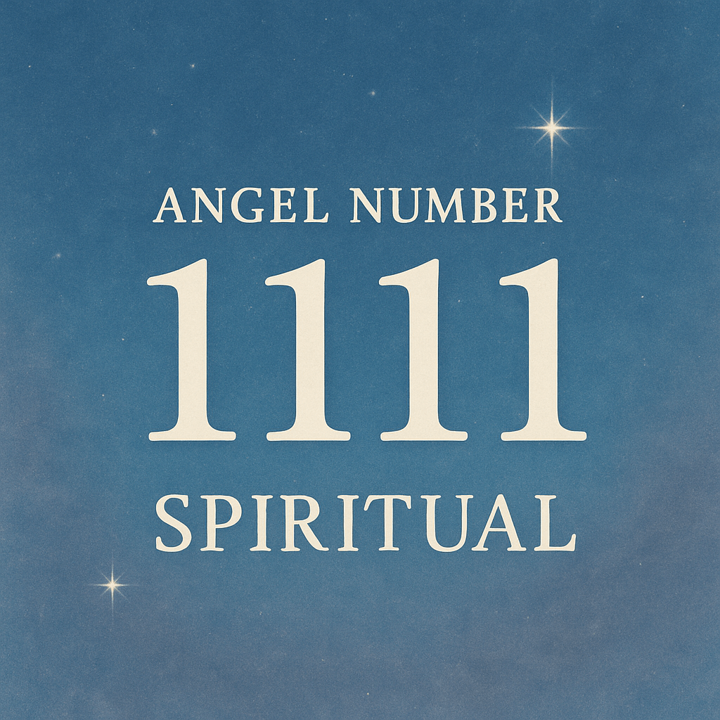 1111 Angel Number Spiritual