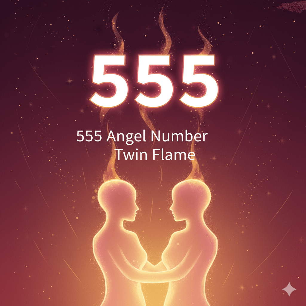 555 angel number twin flame