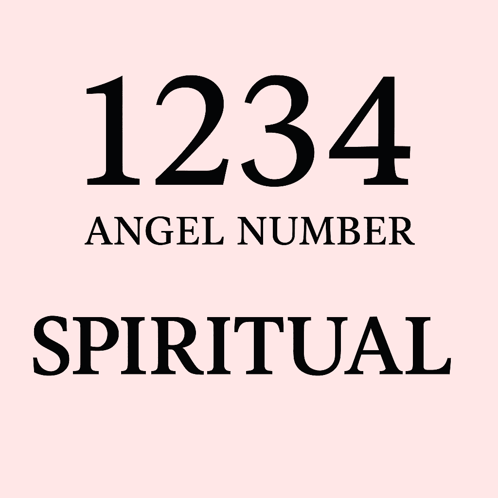 1234 angel number spiritual