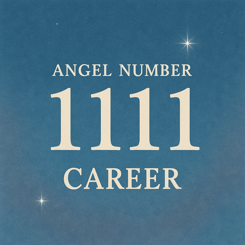 1111 angel number career