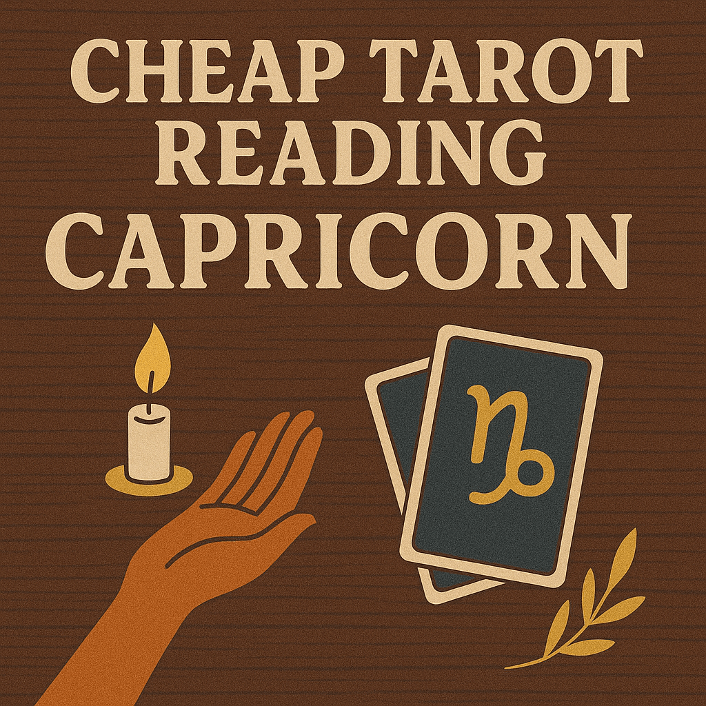 Cheap Tarot Reading Capricorn
