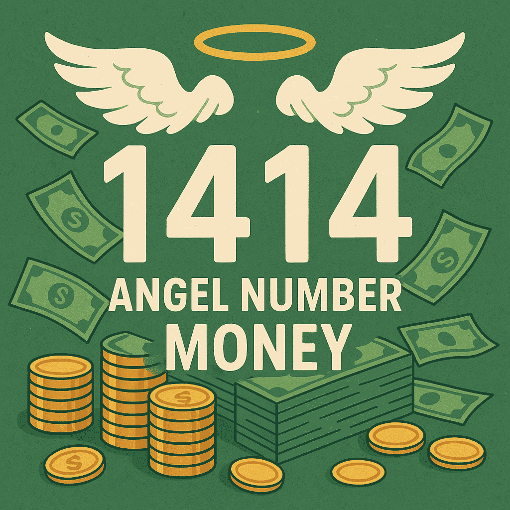 1414 angel number money