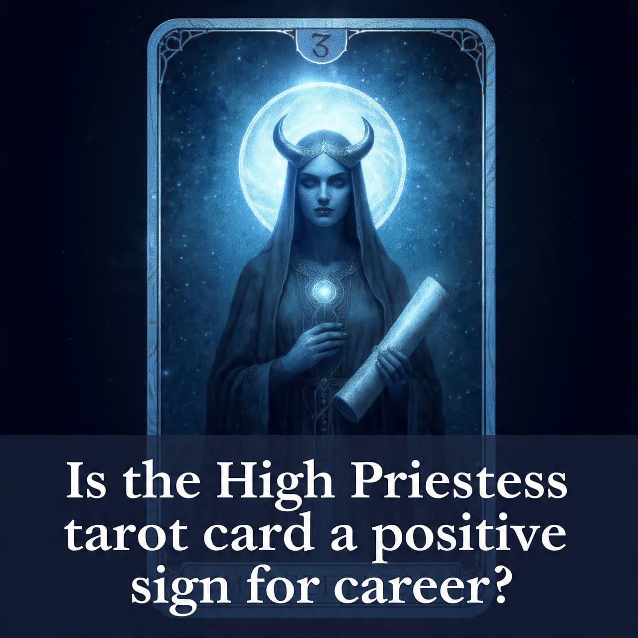 Is the High Priestess tarot card a positive sign for career?