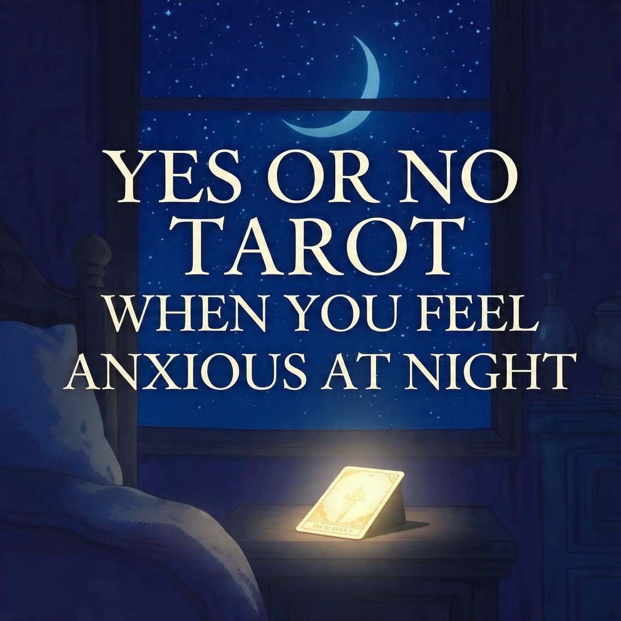 Yes or No Tarot when you feel anxious at night