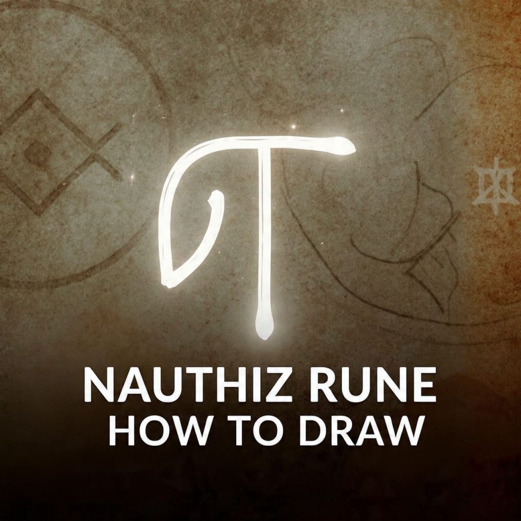 Nauthiz Rune How to Draw