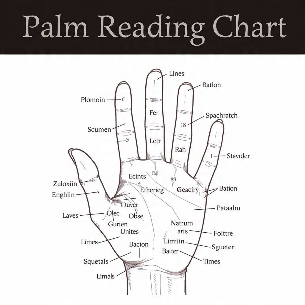 Palm Reading Chart