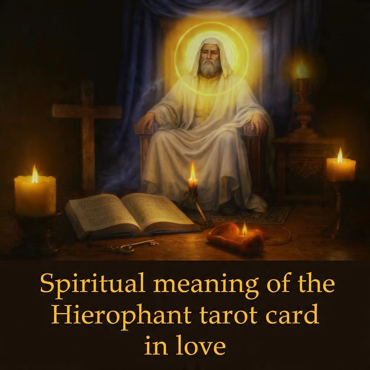 Spiritual meaning of the Hierophant tarot card in love