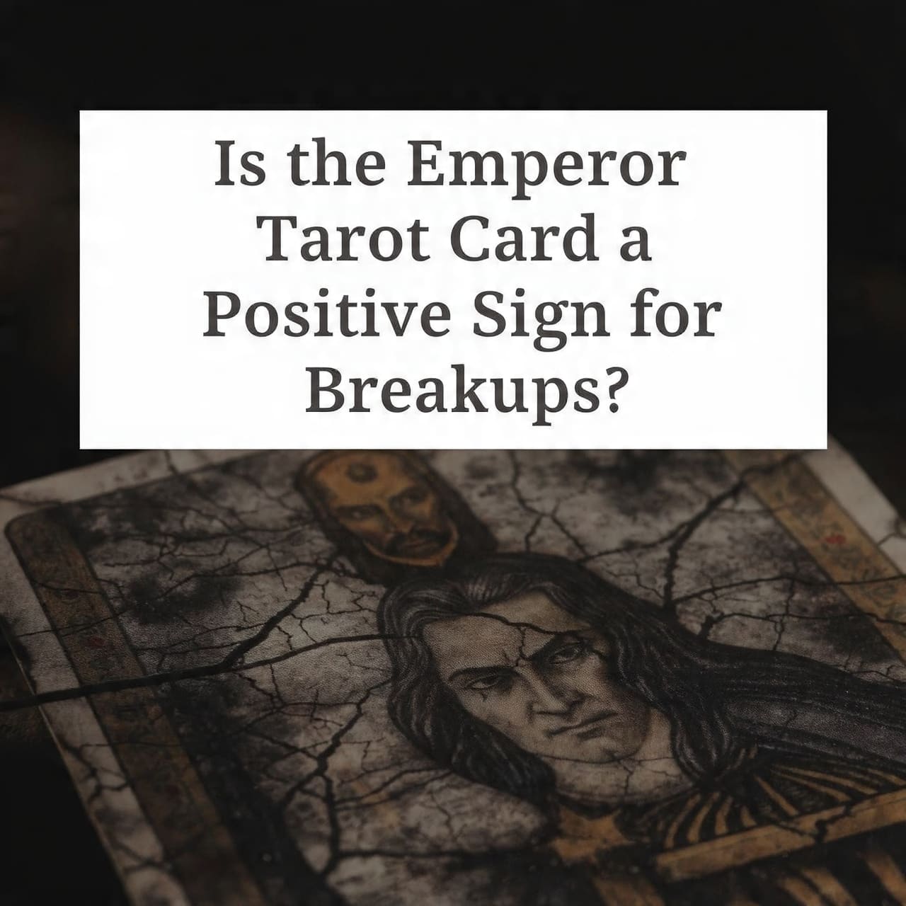 Is the Emperor tarot card a positive sign for breakups?