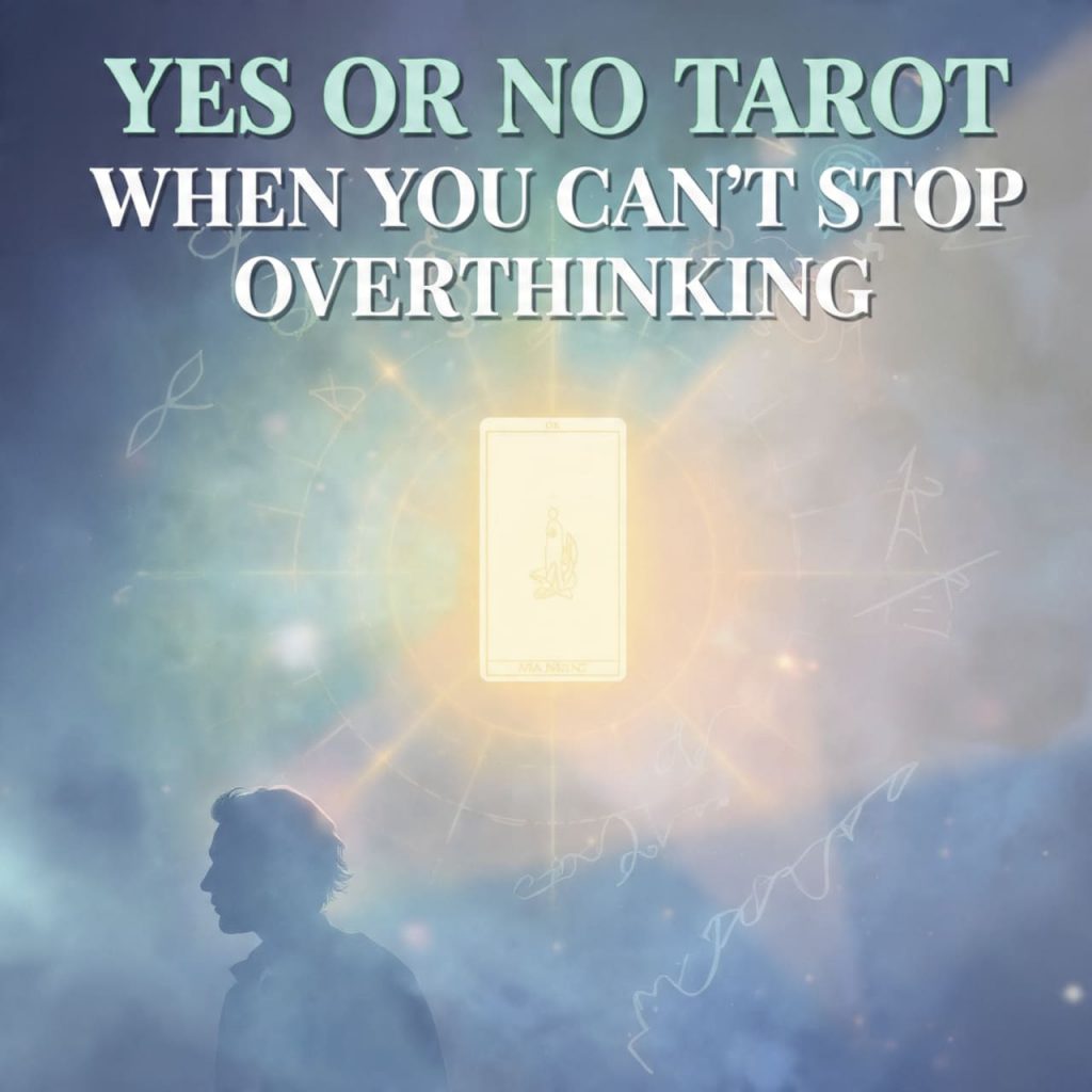 Yes or No Tarot when you can’t stop overthinking