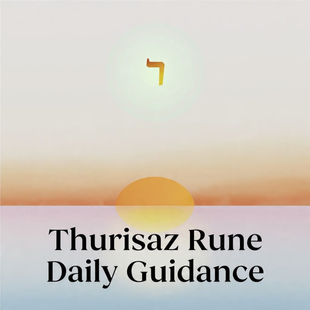 Thurisaz Rune Daily Guidance