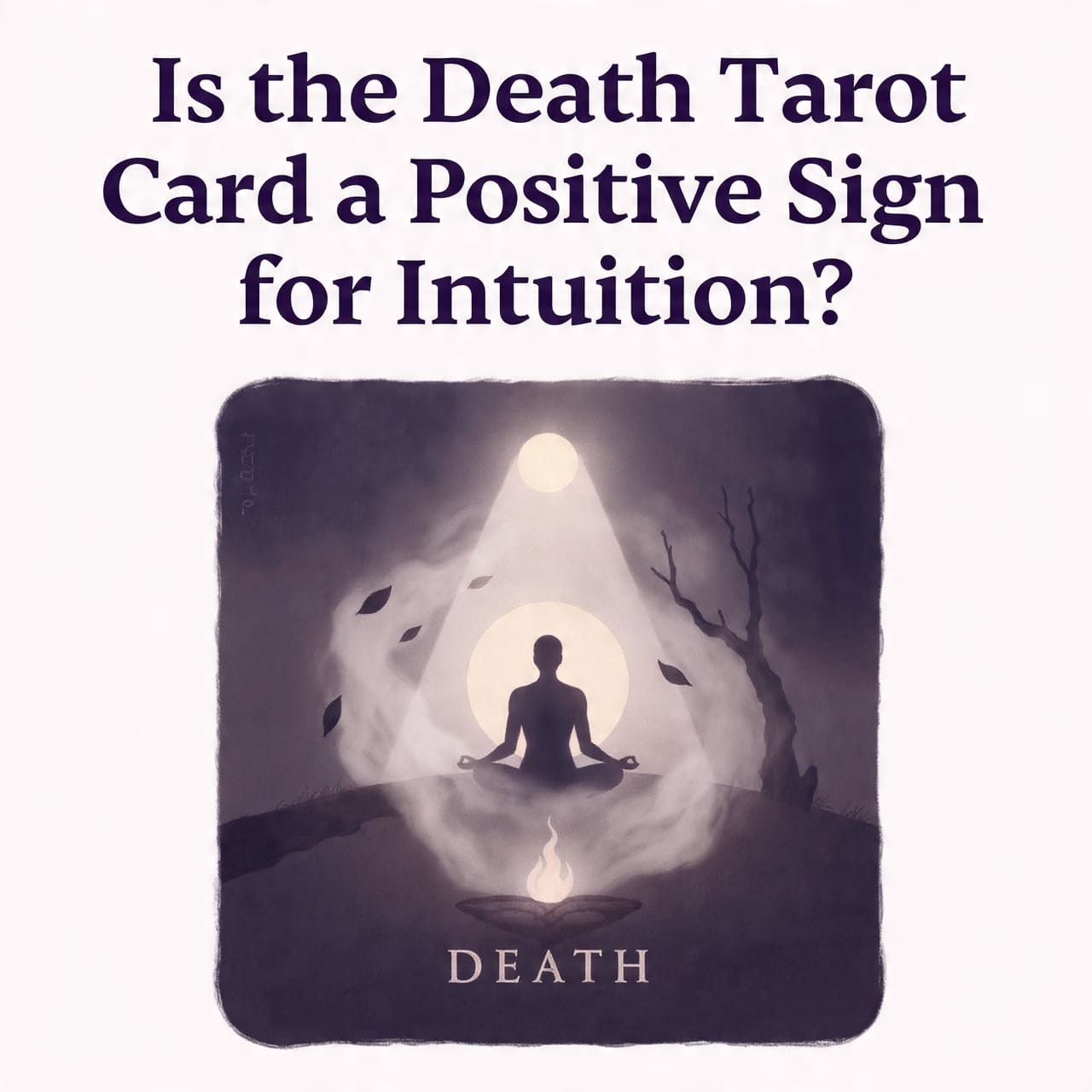 Is the Death tarot card a positive sign for intuition?