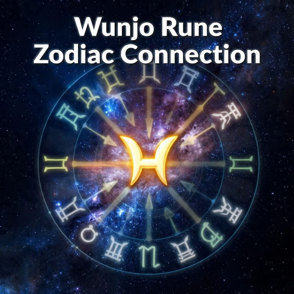 Wunjo Rune Zodiac Connection