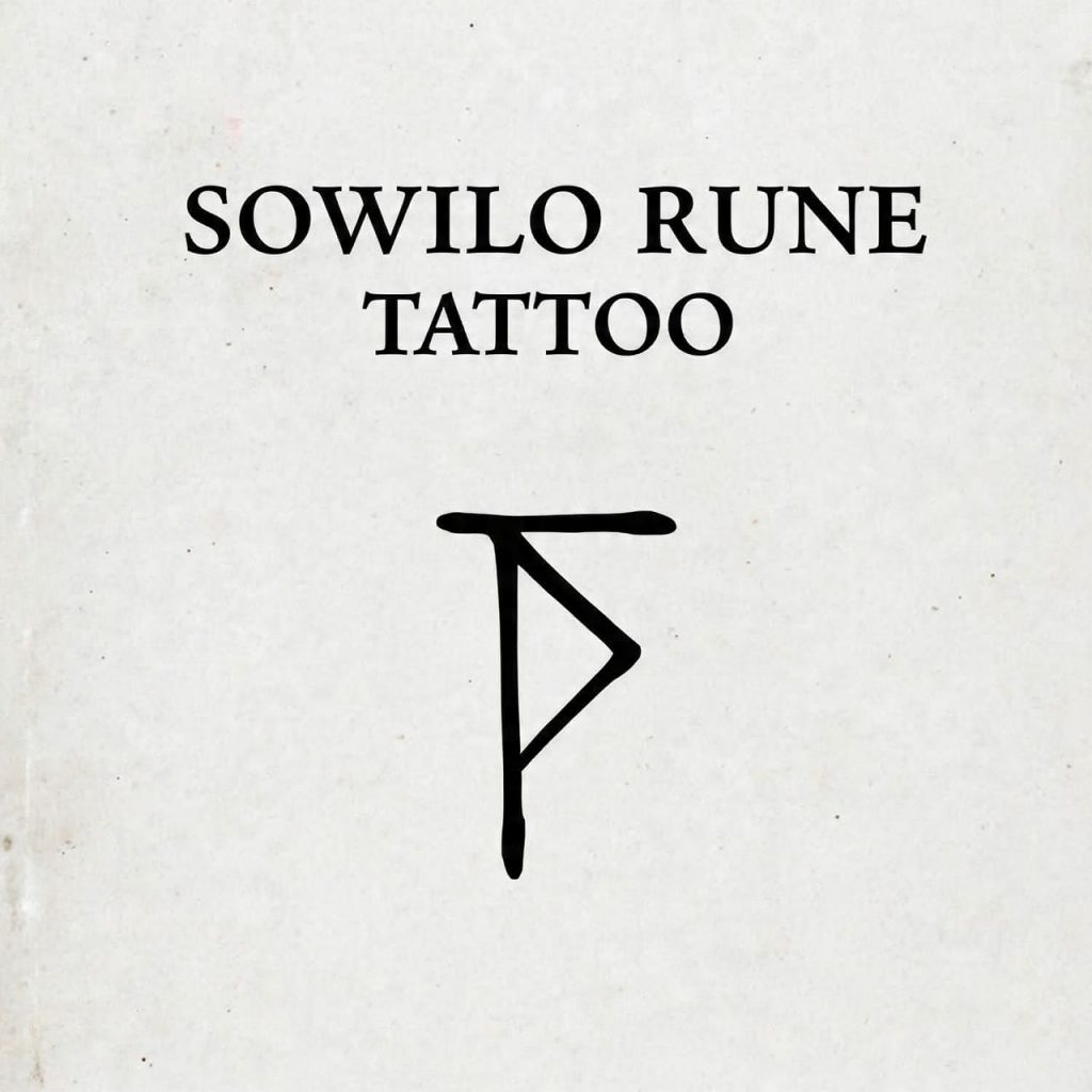 Sowilo Rune Tattoo