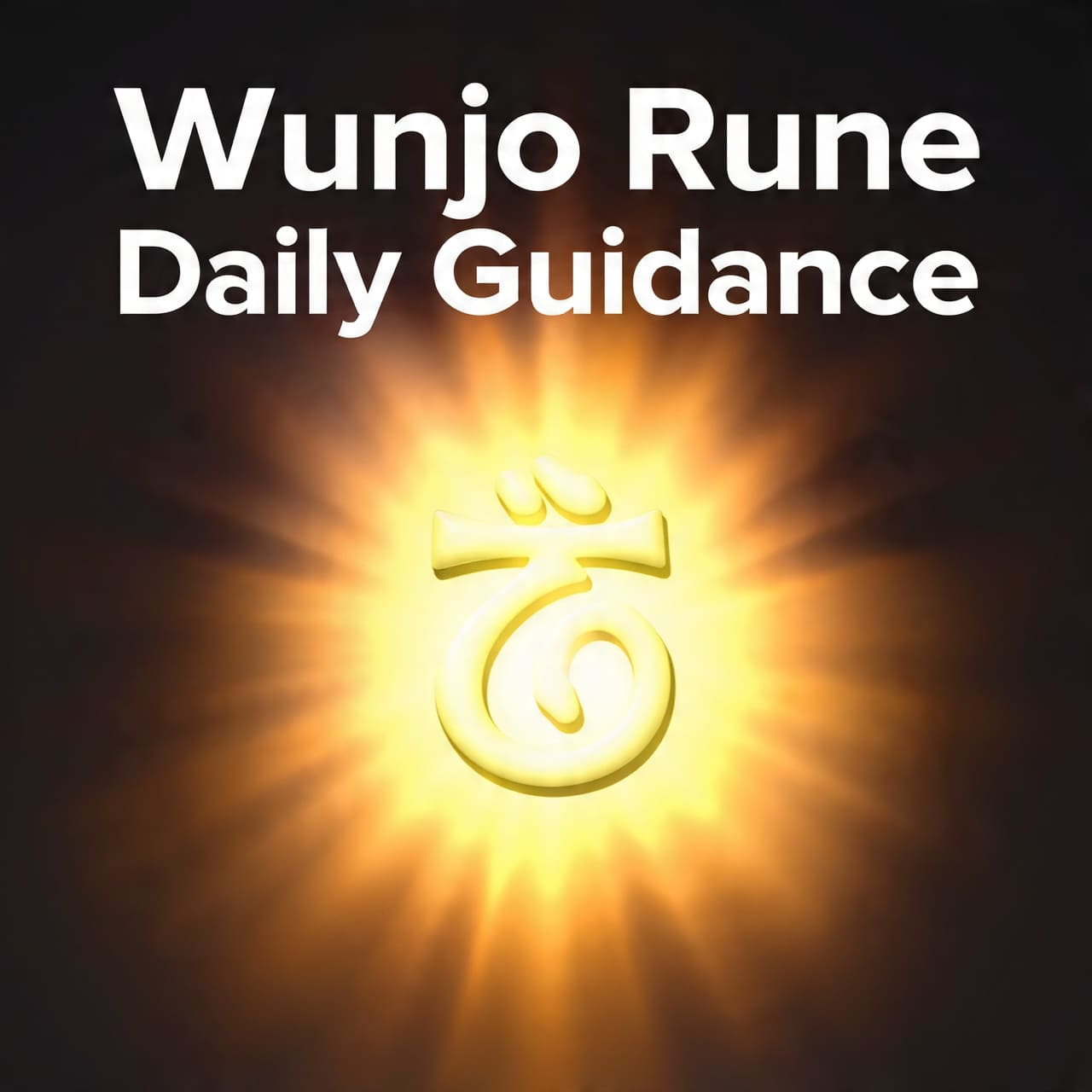 Wunjo Rune Daily Guidance