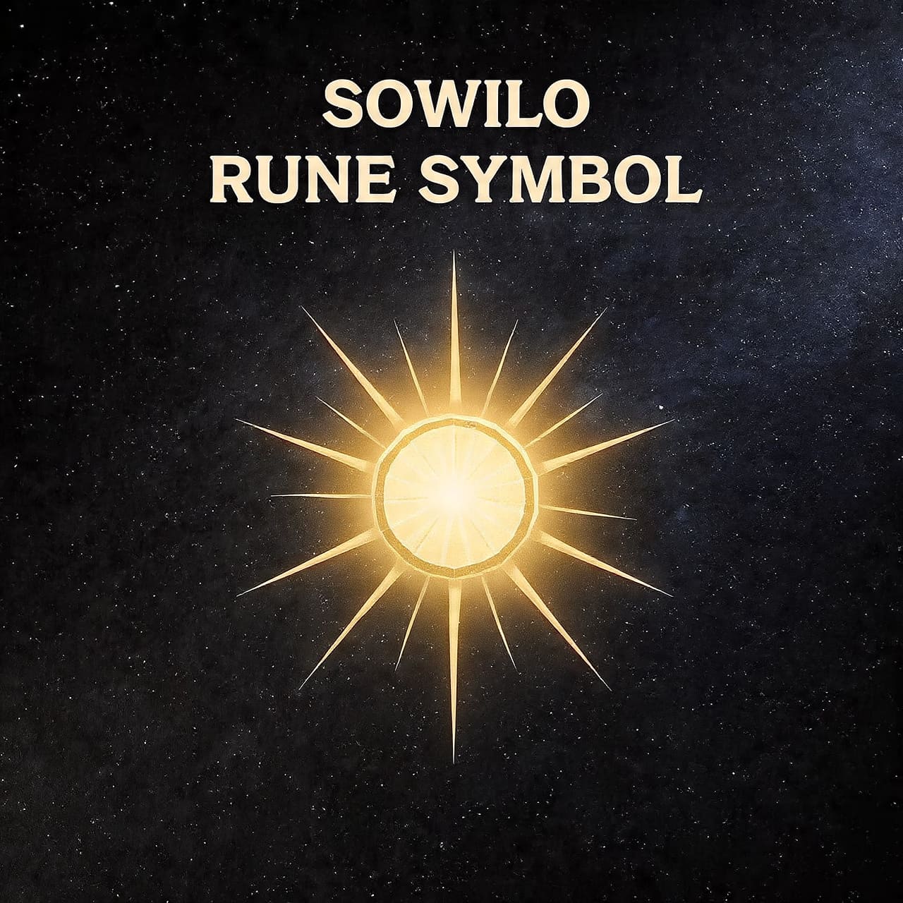 Sowilo Rune Symbol