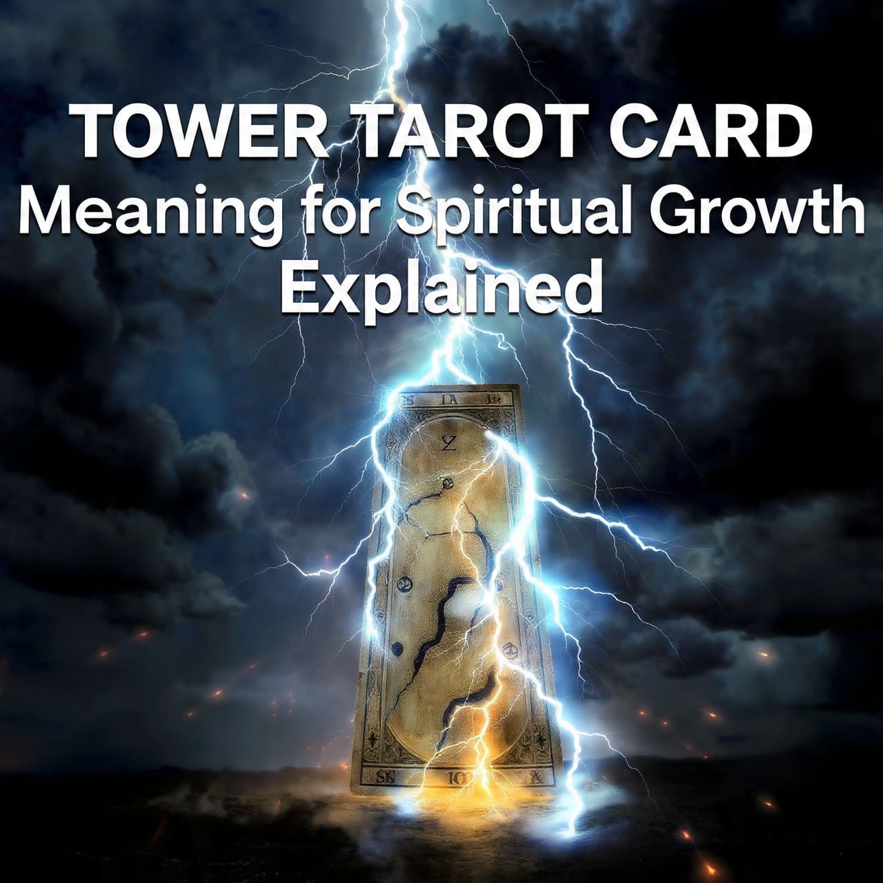 Tower tarot card meaning for spiritual growth explained