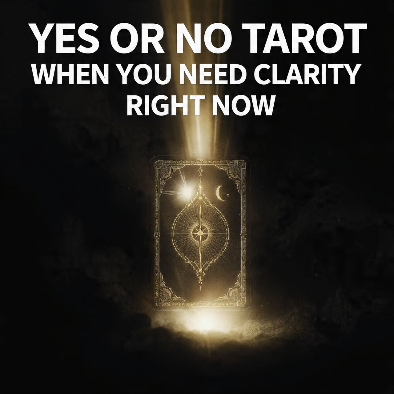 Yes or No Tarot when you need clarity right now