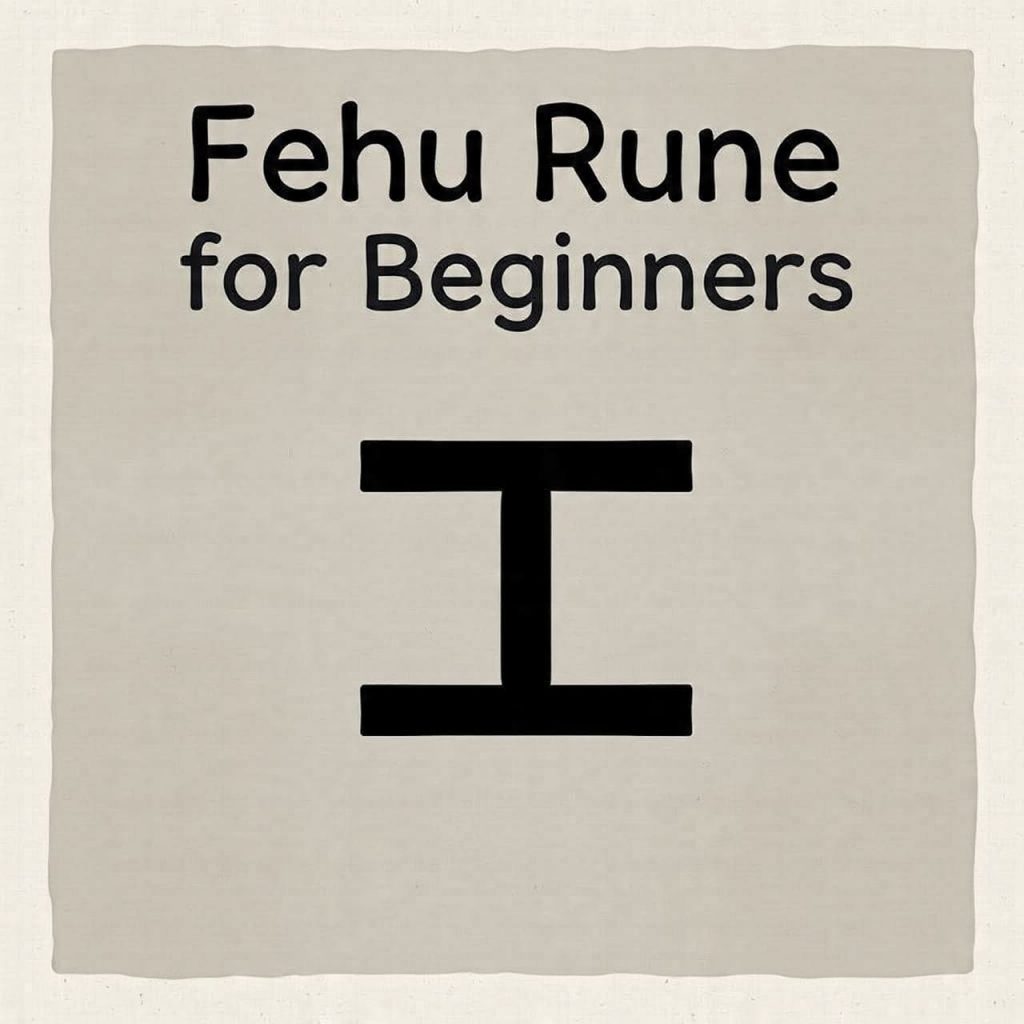 Fehu rune for beginners