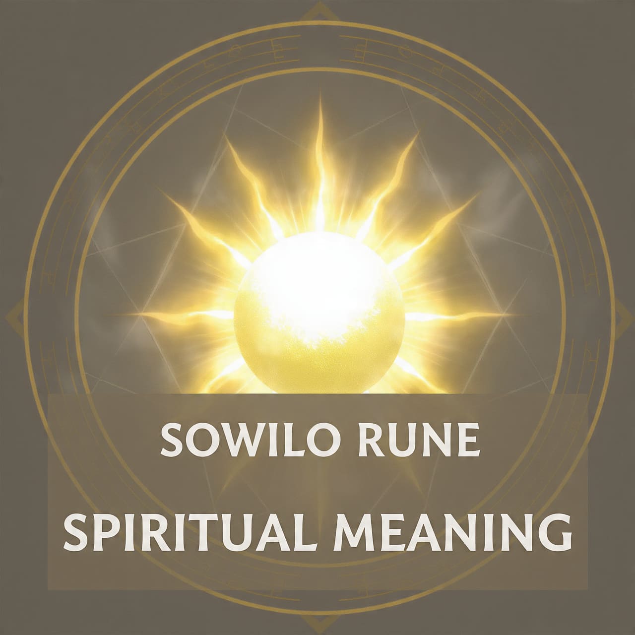 Sowilo Rune Spiritual Meaning
