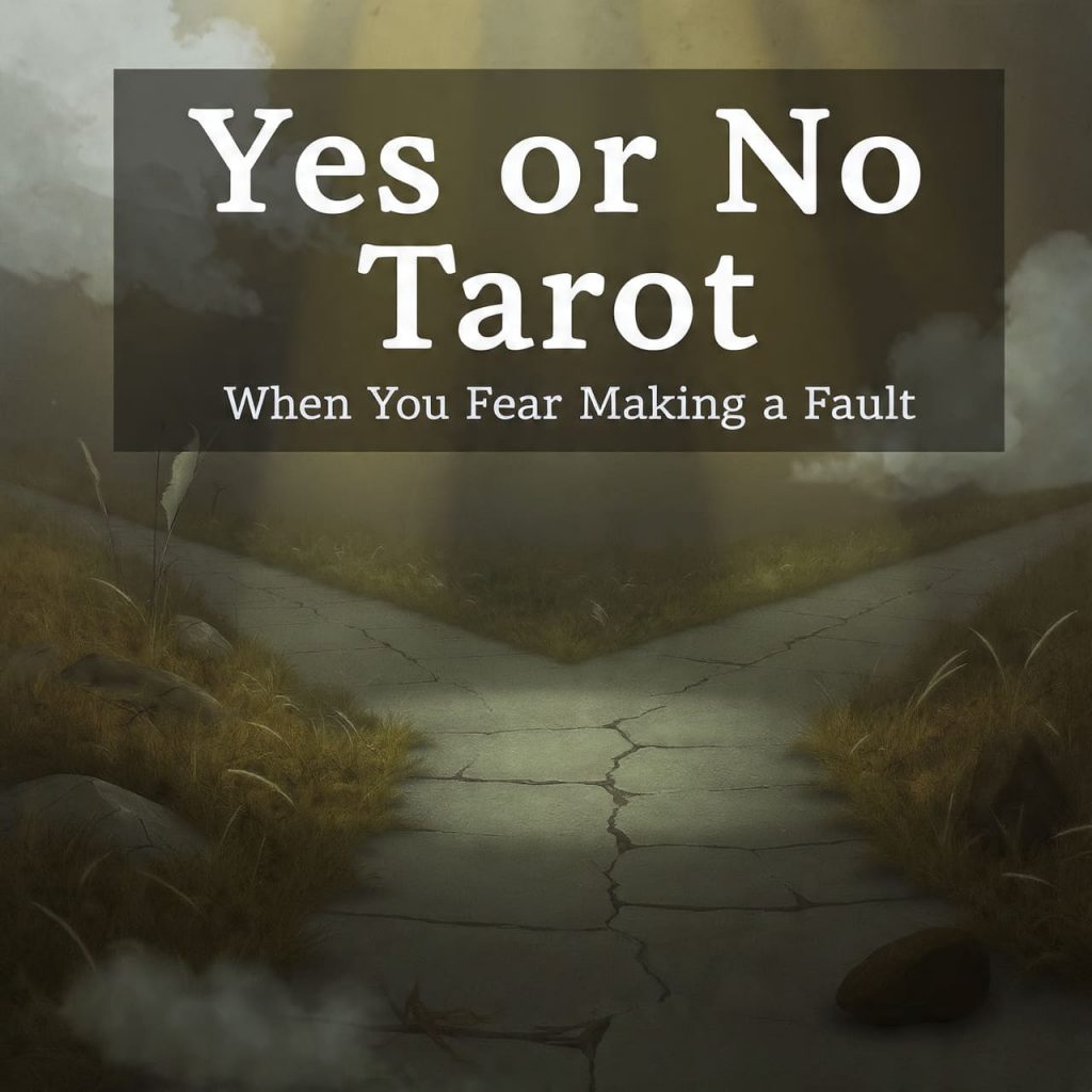 Yes or No Tarot when you fear making a Fault
