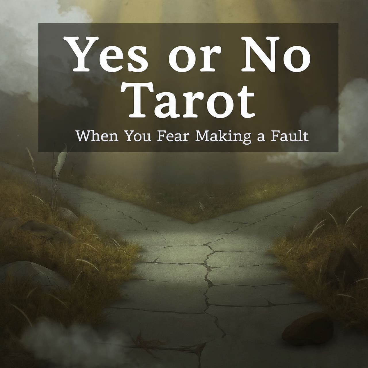 Yes or No Tarot when you fear making a Fault