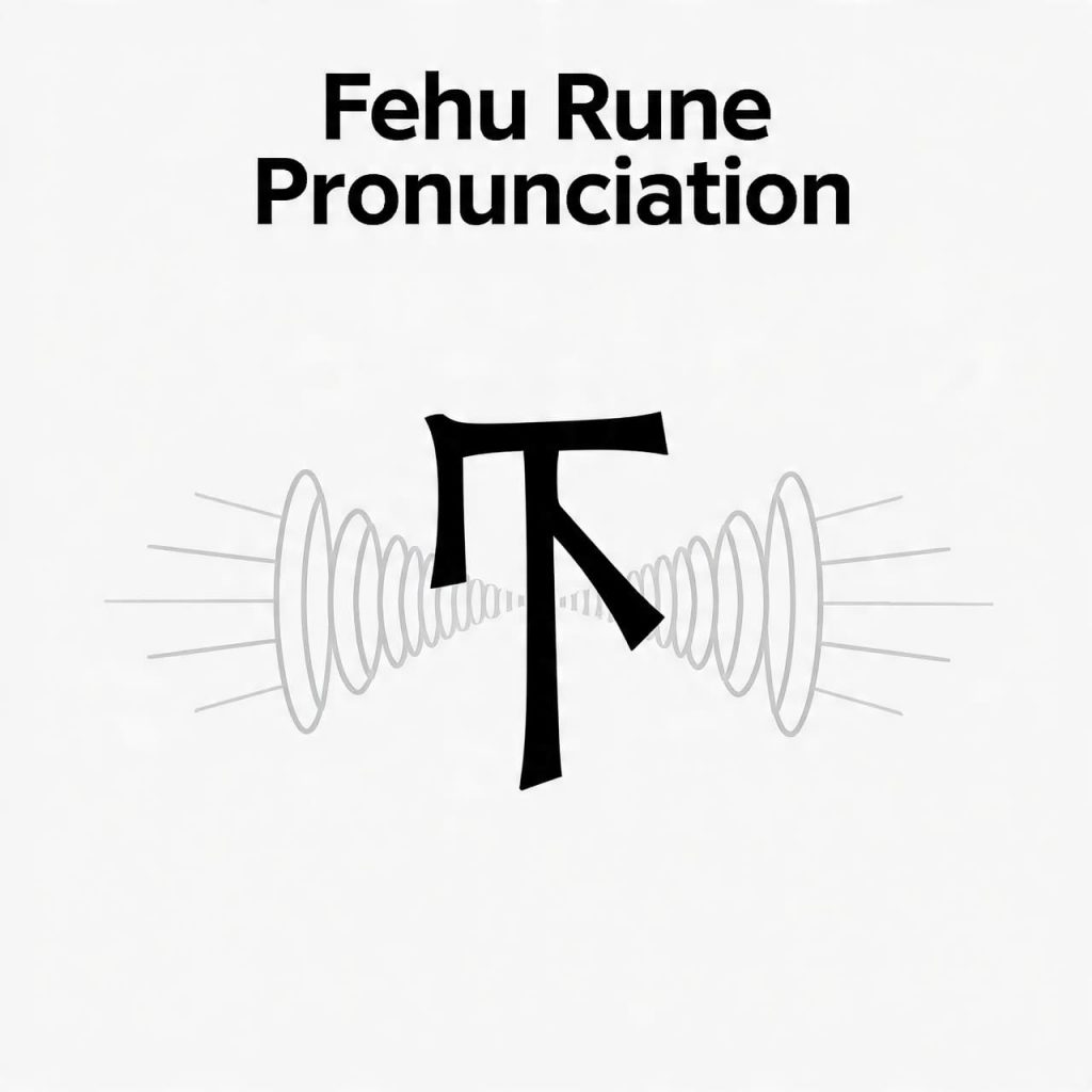 Fehu rune pronunciation