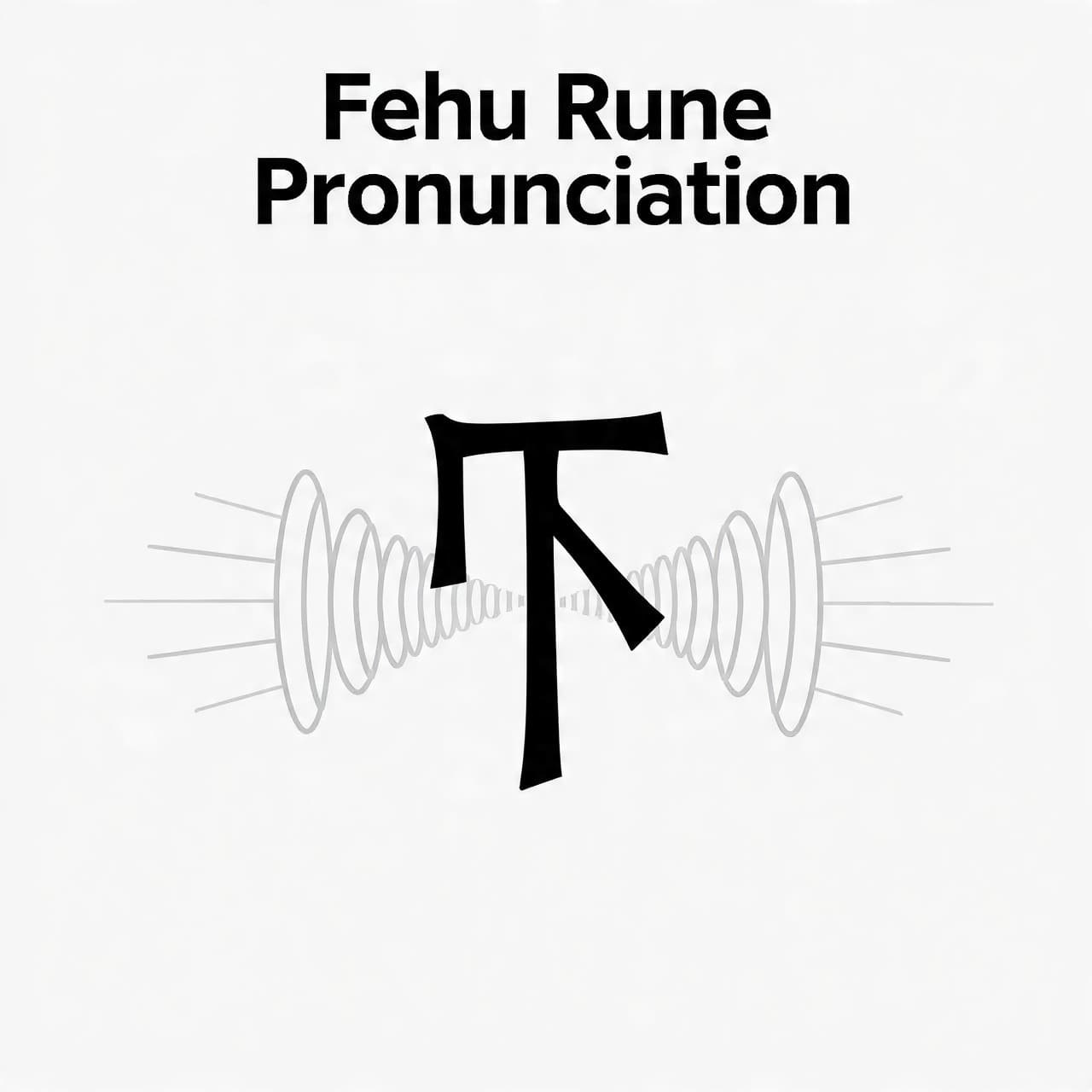 Fehu rune pronunciation