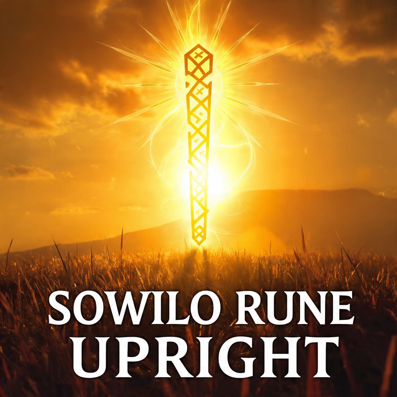Sowilo Rune Upright