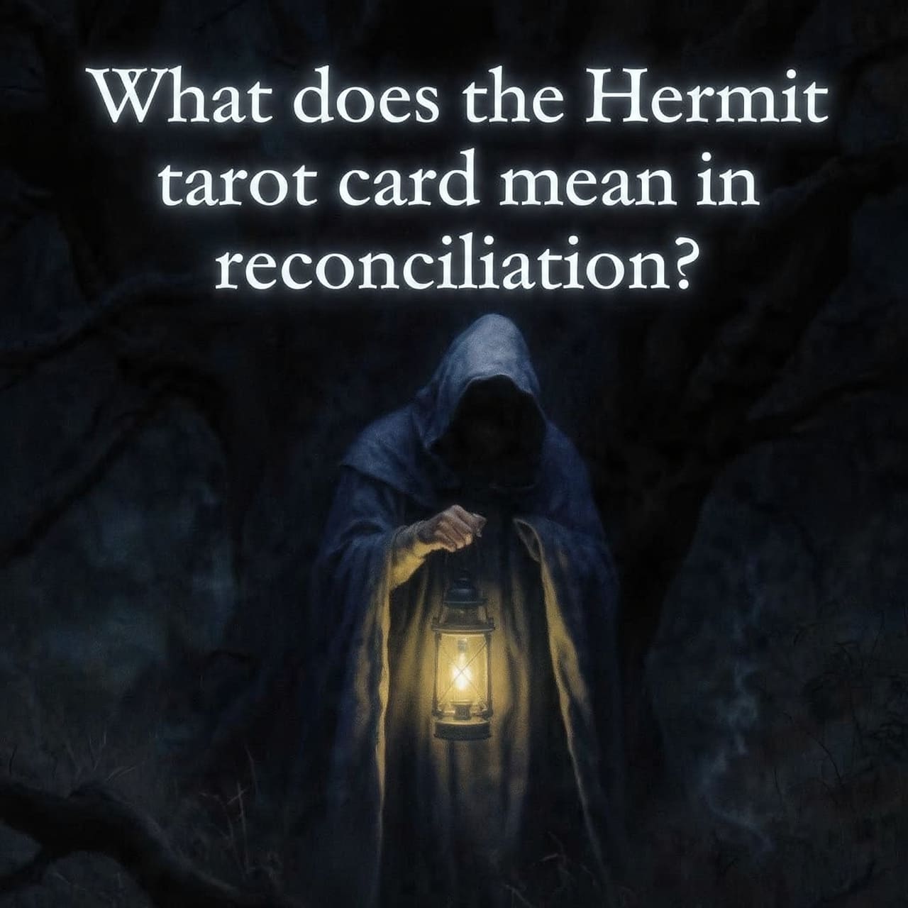 What does the Hermit tarot card mean in reconciliation?