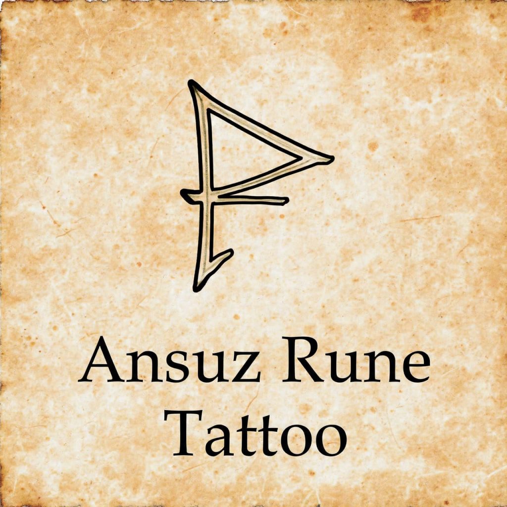 Ansuz Rune Tattoo