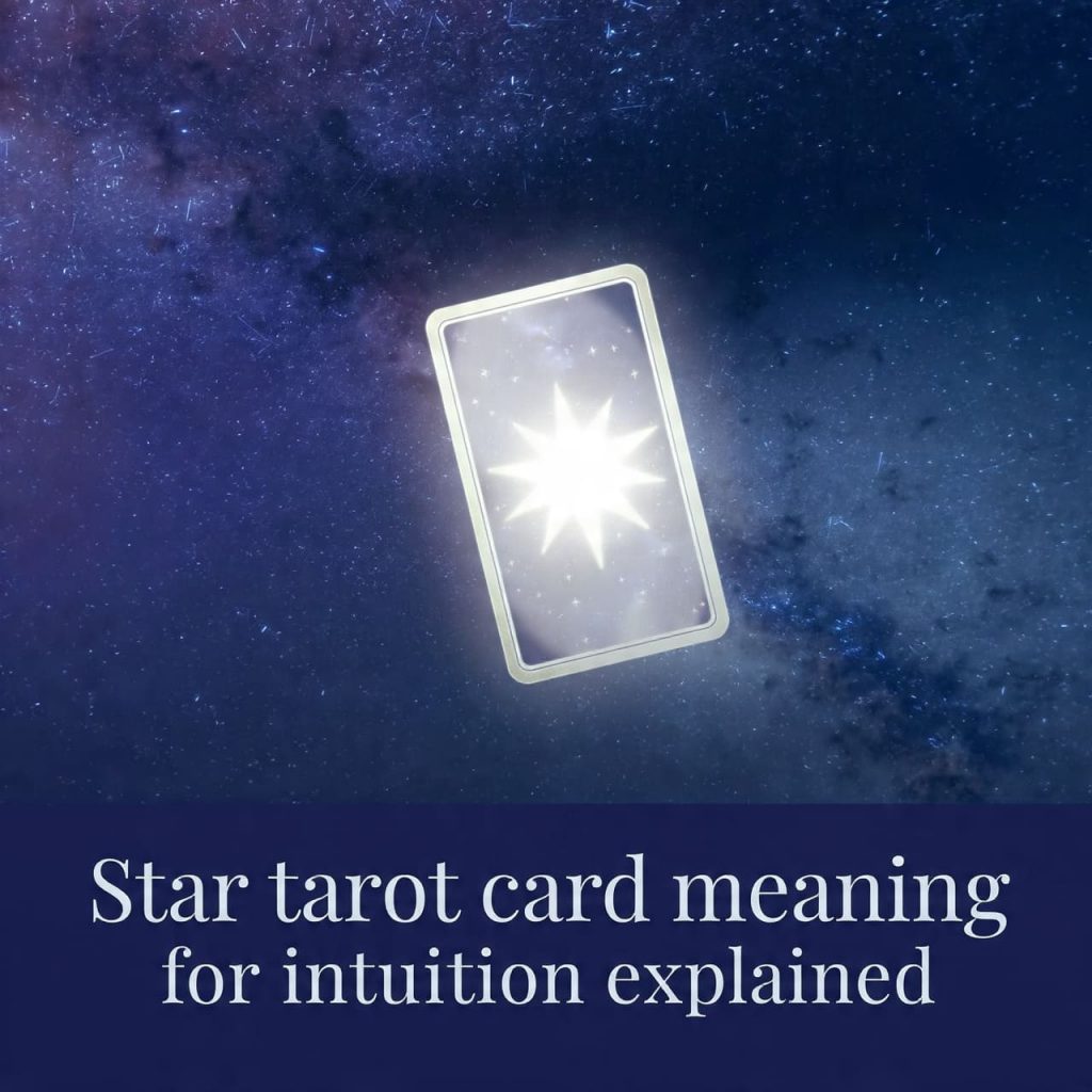 Star tarot card meaning for intuition explained